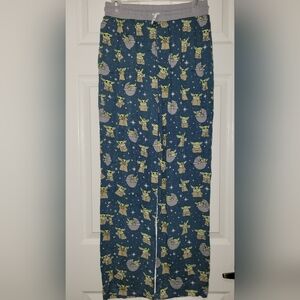 Men's Small Little Sleepies Grogu Pajama Pants